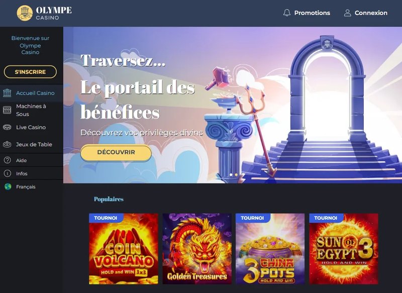 Olympe Casino : Le Nouveau Leader des Jeux en Ligne en France